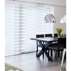 Gardinia Flächenvorhang Day+Night 245 x 60 cm weiß