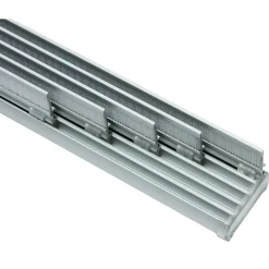 Gardinia Flächenvorhangschiene 5-läufig 280 cm Aluminium