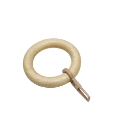 Gardinia Gardinenringe für Durchmesser 28 mm Natur