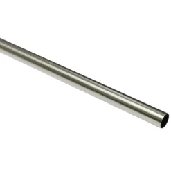 Gardinia Gardinenstange Chicago 240 cm Durchmesser 20 mm Edelstahl-optik