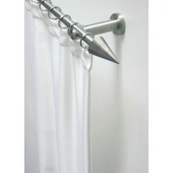 Gardinia Gardinenstange Kegel Durchmesser 20 mm 200 cm Edelstahl-optik