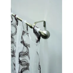 Gardinia Gardinenstange Kugel Durchmesser 16/19 mm 190-340 cm cm Edelstahl-optik