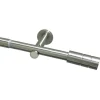 Gardinia Gardinenstange Zylinder Durchmesser 22/25 mm 190-360 cm Edelstahl-optik