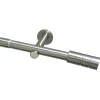 Gardinia Gardinenstange Zylinder Durchmesser 22/25 mm 100-190 cm Edelstahl-optik