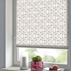 Gardinia Motiv-Rollo Japandi Mosaik 45 x 150 cm