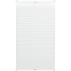 Gardinia Plissee Easyfix mit 2 Bedienschienen 100 x 130 cm weiß