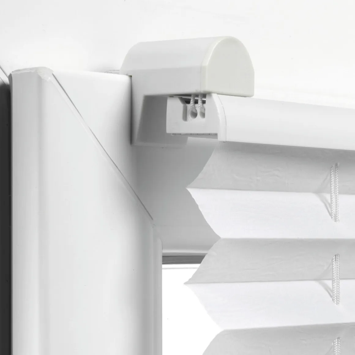 Gardinia Plissee Easyfix mit 2 Bedienschienen 100 x 130 cm weiß