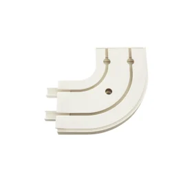 Gardinia Rundbogen GE2 13,5/13,5 cm mit Endstück weiß