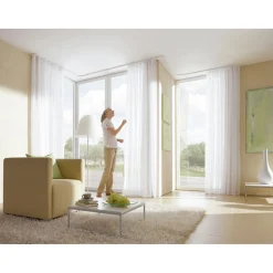 Gardinia Rundbogen GE2 13,5/13,5 cm mit Endstück weiß