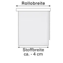 Gardinia Seitenzugrollo 162 x 180 cm Uni champagner