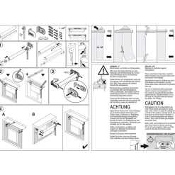 Gardinia Seitenzug-Rollo A3TV Nacht creme 102 x 180 cm