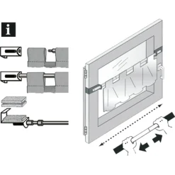 Gardinia Spannvitrage Durchmesser 9 mm 60 -90 cm titan