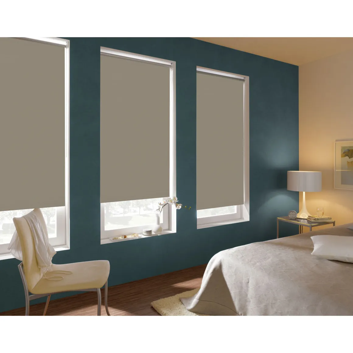 Gardinia Thermo Rollo 102 x 160 cm taupe