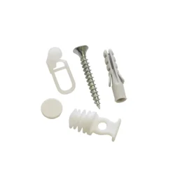 Gardinia Vorhangschienen Zubehör-Set weiß