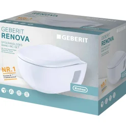 Geberit Tiefspül Wand-WC Renova Premium spülrandlos inkl WC-Sitz