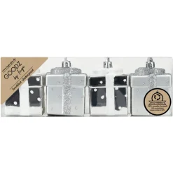 Geschenkbox 6cm Winter Silver