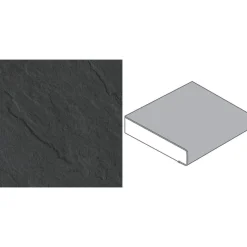 Getaelements Küchenarbeitsplatte porto schiefer 4100 x 600 x 39 mm