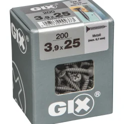 Gix Schnellbauschraube A Feigewinde 3,9 x 25 mm 200 Stück