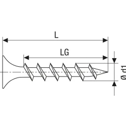 Gix Schnellbauschraube B 3,9 x 30