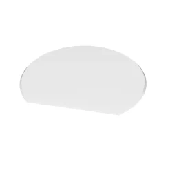 Glasbodenplatte, Stärke 8mm, 120x105cm, Kreisabschnitt