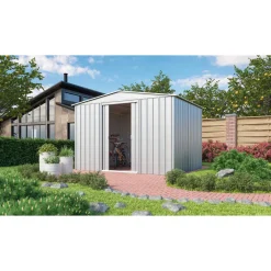 Globel Gerätehaus Dream 6,9m² silber