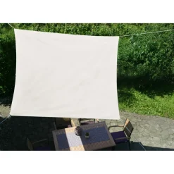 GO-DE Sonnensegel Natur Quadratisch 3,6 m
