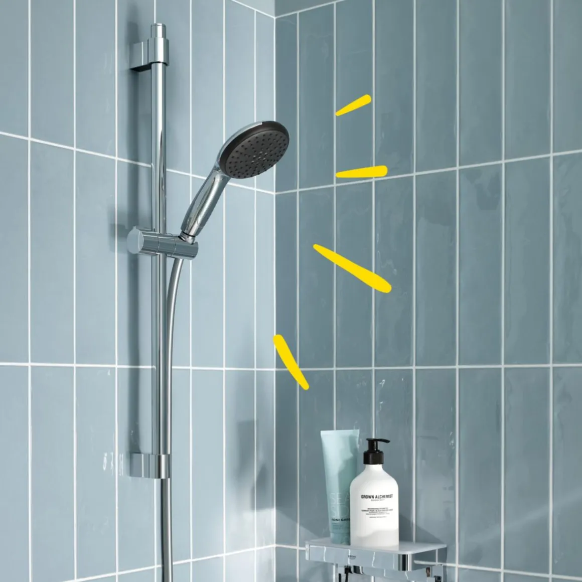 Grohe Brausestangenset Vitalio Start 110 1 Strahlart (Rain)