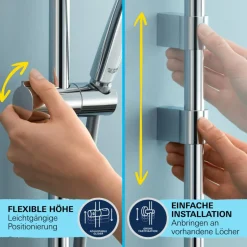 Grohe Brausestangenset Vitalio Start 110 1 Strahlart (Rain)