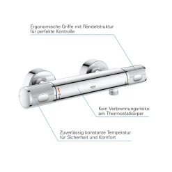 Grohe Brausethermostat Precision Feel chrom 31,3 cm