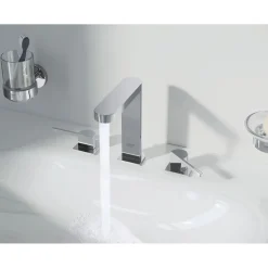 Grohe Halter mit Glas Essentials silber 10,6 x 9,9 cm