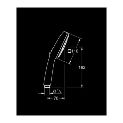 Grohe Handbrause Vitalio Comfort 110 2 Strahlarten