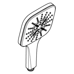 Grohe Handbrause Vitalio SmartActive 130 Cube 3 Strahlarten