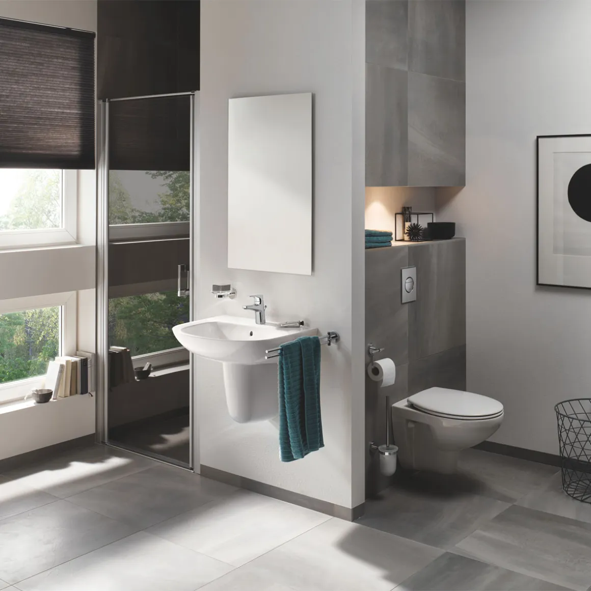 Grohe Handtuchhalter Essentials silber 43,9 x 6,1 cm