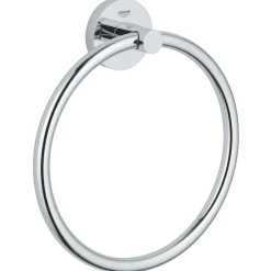 Grohe Handtuchring Essentials silber Durchmesser 18 cm
