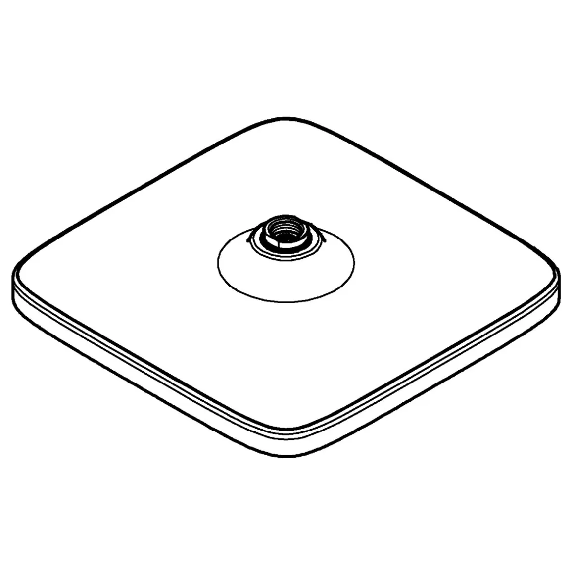 Grohe Kopfbrause Vitalio Comfort 250 silber 1 Strahlarten