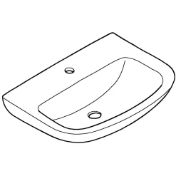 Grohe Waschtisch Bau alpinweiß 60,9 x 15,9 x 44,2 cm