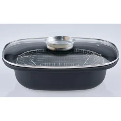 GSW Aromabräter 39 x 25cm mit Drahteinsatz 4L