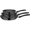GSW Pfannen-Set Nova 3-tlg. Schwarz