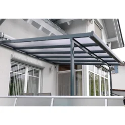 gutta Terrassenüberdachung Standard anthrazit 306 x 406 cm