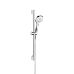 Hansgrohe Brauseset Croma Select S 110 mit Brausestange 65 cm chrom-weiß