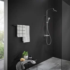 Hansgrohe Duschsystem Vernis Shape mit Thermostat chrom