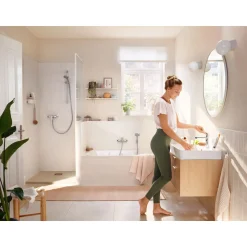 Hansgrohe Einhebel-Wannenmischer Rebris S Aufputz chrom