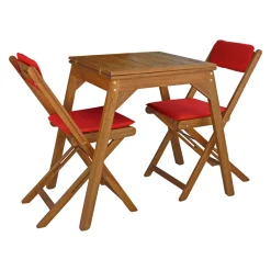 Haveson Balkonstuhl Rhodos 41,5 x 81 x 55 cm Eukalyptus