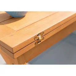 Haveson Balkontisch Rhodos 60-120 x 74 x 60 cm Eukalyptusholz