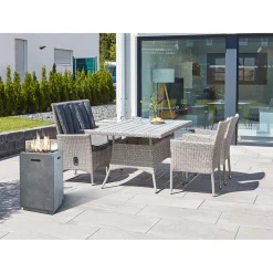 Haveson Bistrotisch Milano grau-meliert