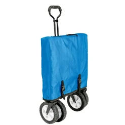 Haveson Bollerwagen faltbar 89 x 59 x 48 cm blau