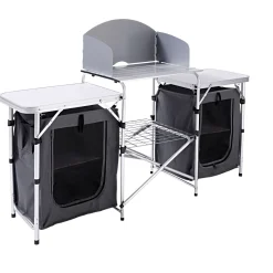 Haveson Camping-Multifunktionstisch Aluminium klappbar