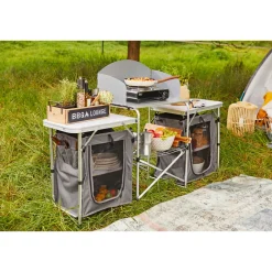 Haveson Camping-Multifunktionstisch Aluminium klappbar