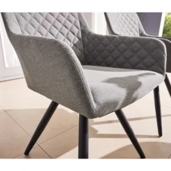 Haveson Drehsessel NOVARA drehbar LIKA-TEX-Bezugsstoff anthrazit