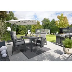 Haveson Gartentisch Bergamo BxHxT 160 x 74 x 90 cm